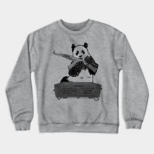 Armed Panda Bear Crewneck Sweatshirt